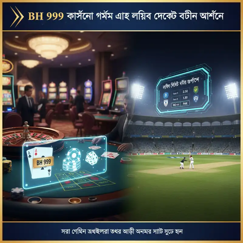 BH 999 ক্যাসিনো এবং ক্রিকেট বেটিং প্ল্যাটফর্ম